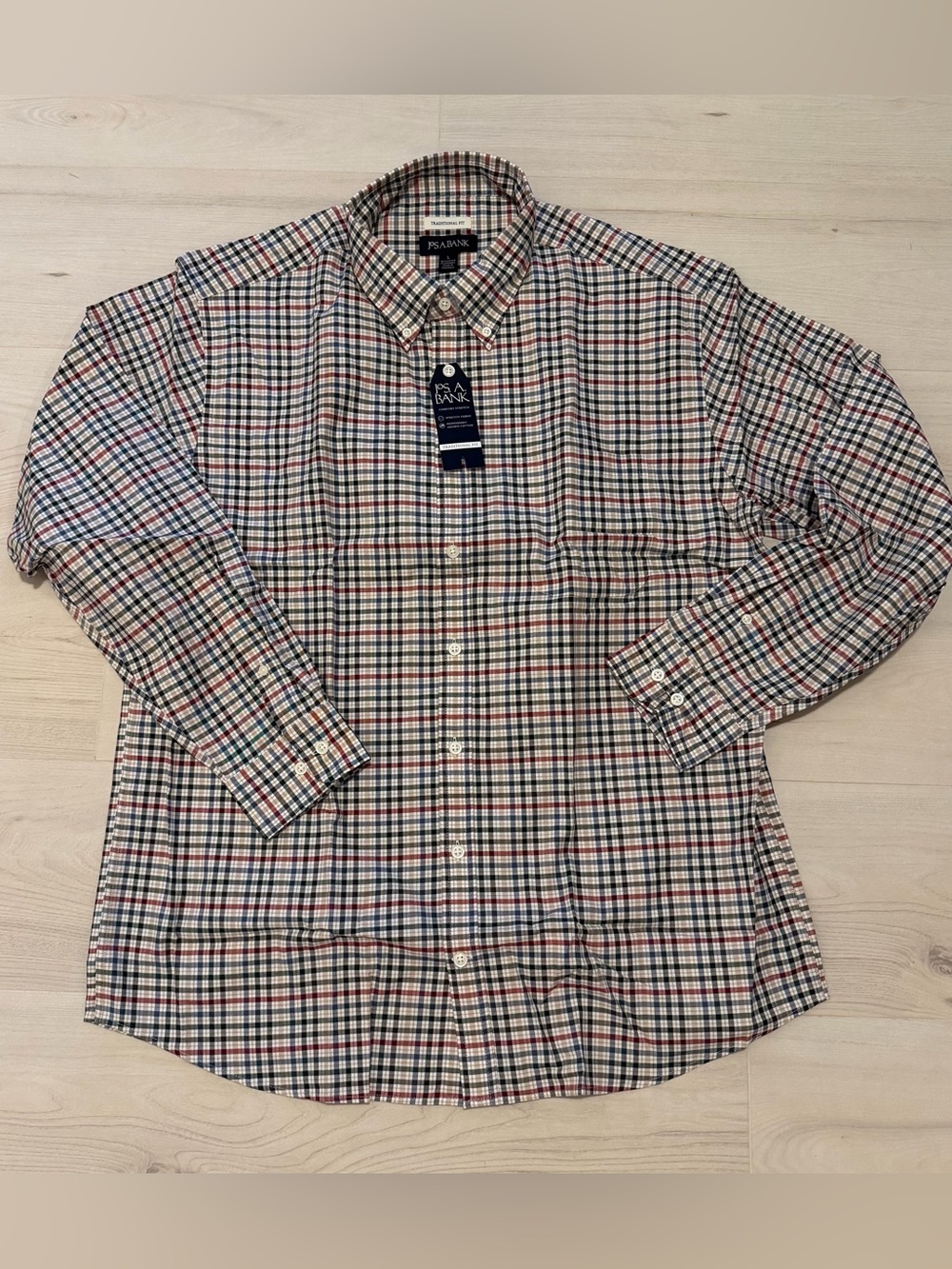 Jos. A. Bank Men’s Plaid Button-Down Shirt
